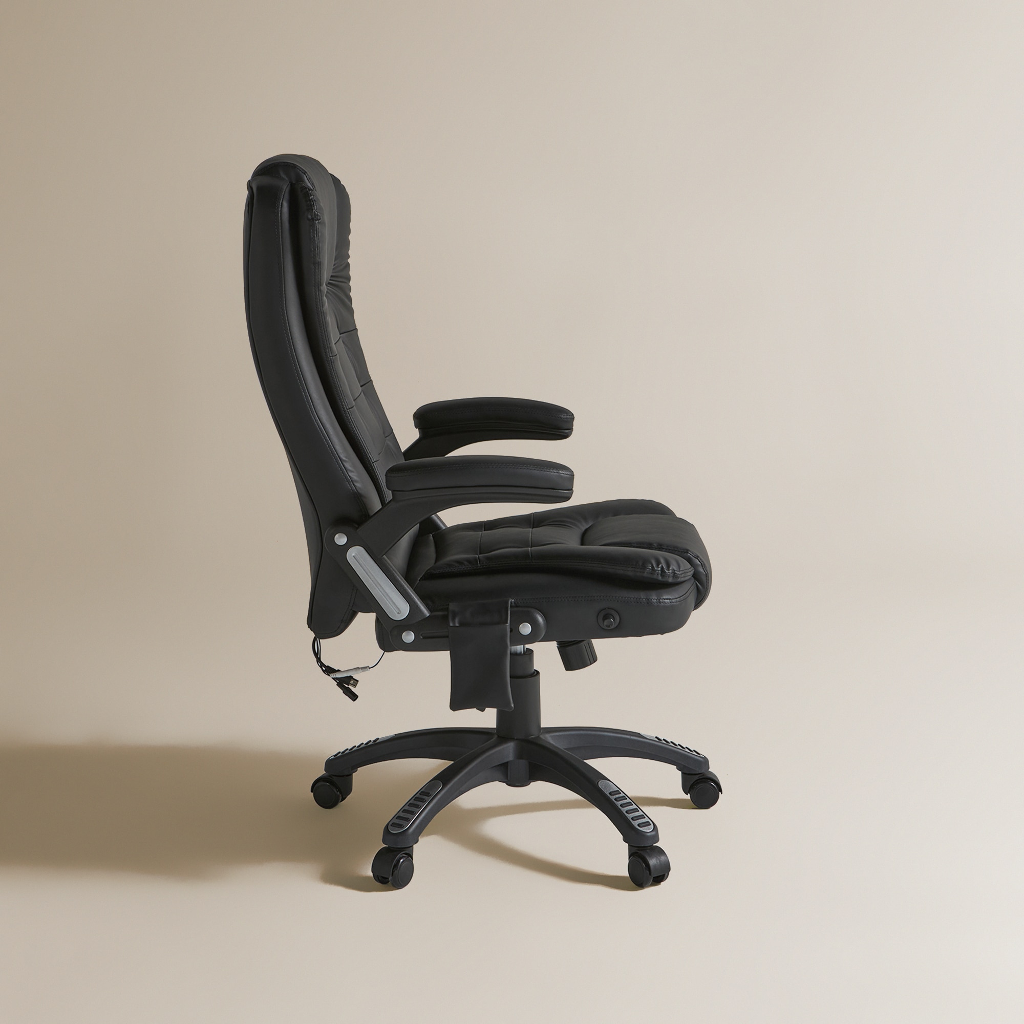 Cadeira de Secretária com Massagem Byron Preto-3