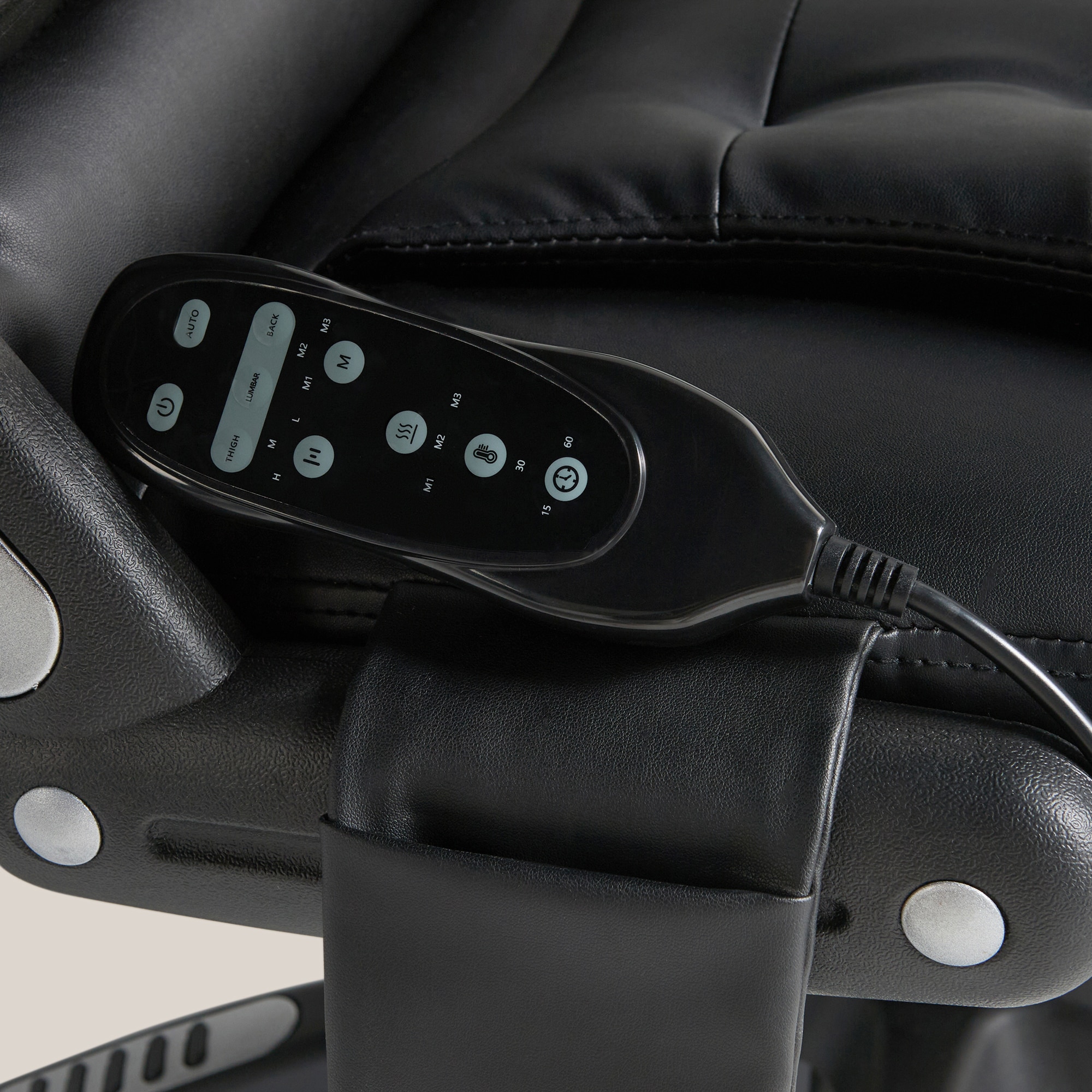 Cadeira de Secretária com Massagem Byron Preto-7