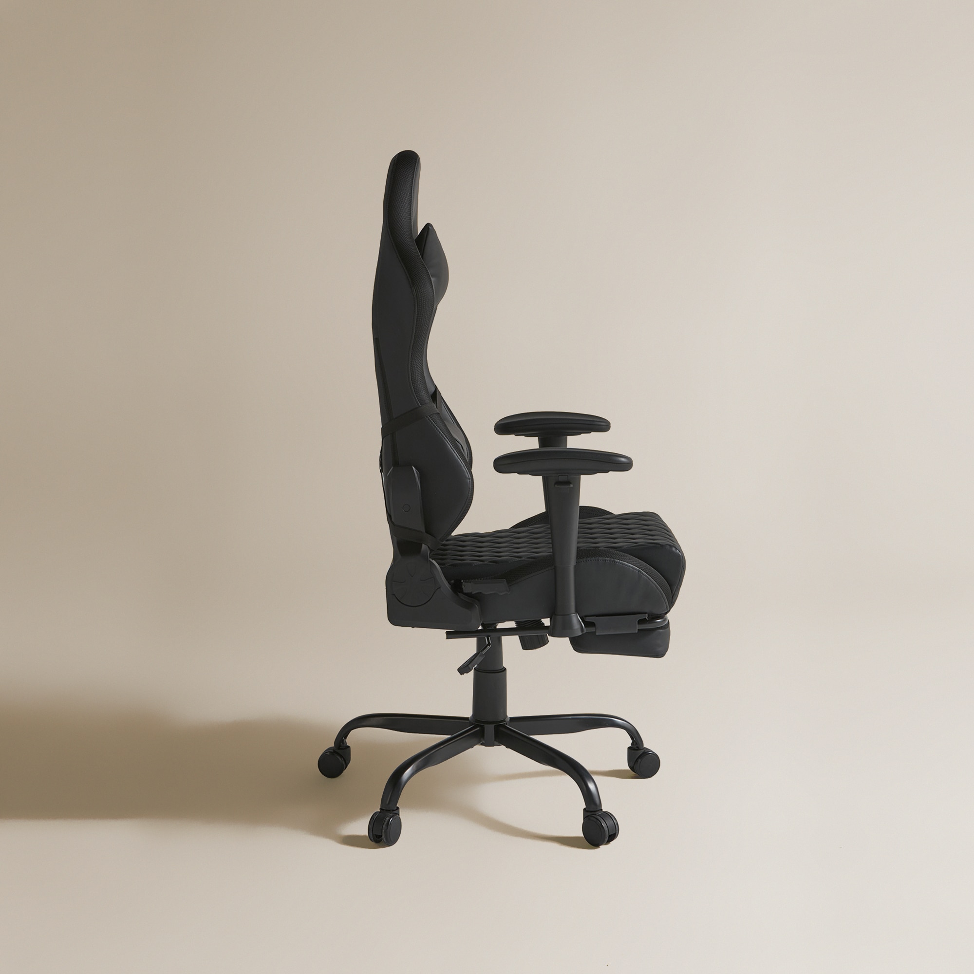 Cadeira gaming com LED Cheste Preto-3