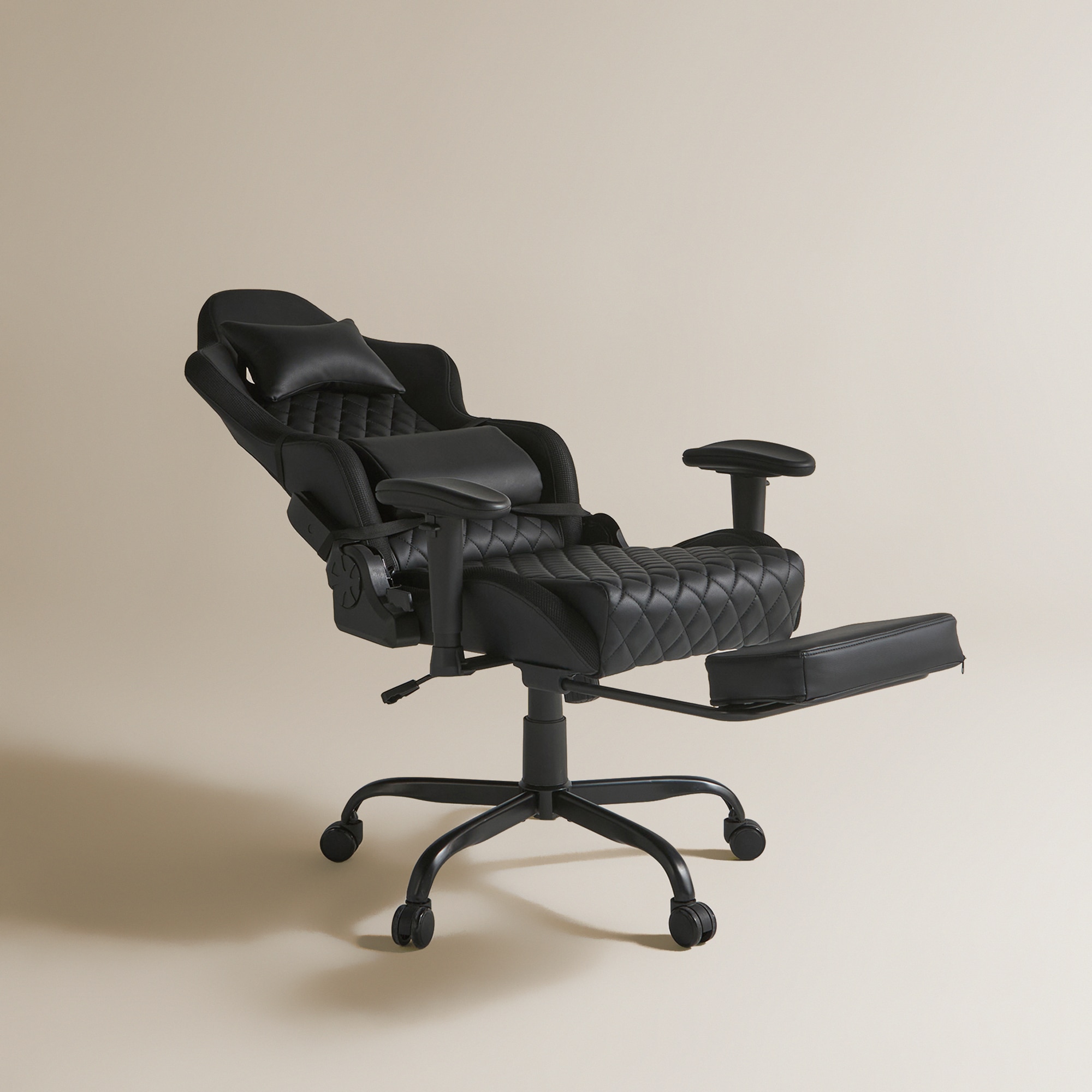 Cadeira gaming com LED Cheste Preto-6