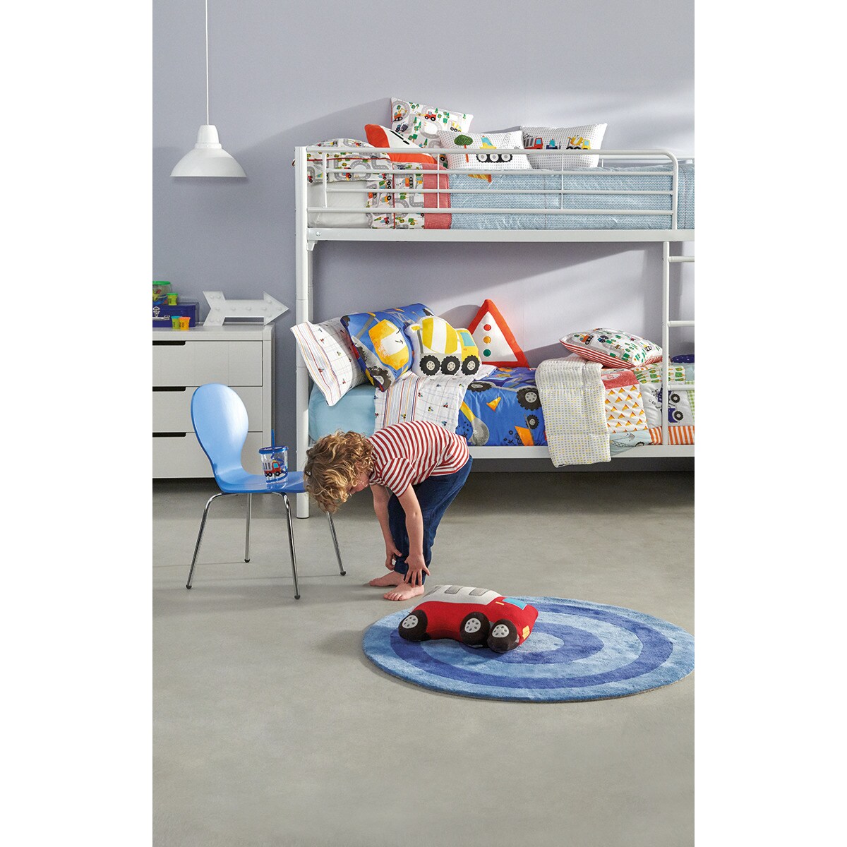 Cadeira infantil de madeira Mini Marcus Mini Home - El Corte Inglés Azul-4