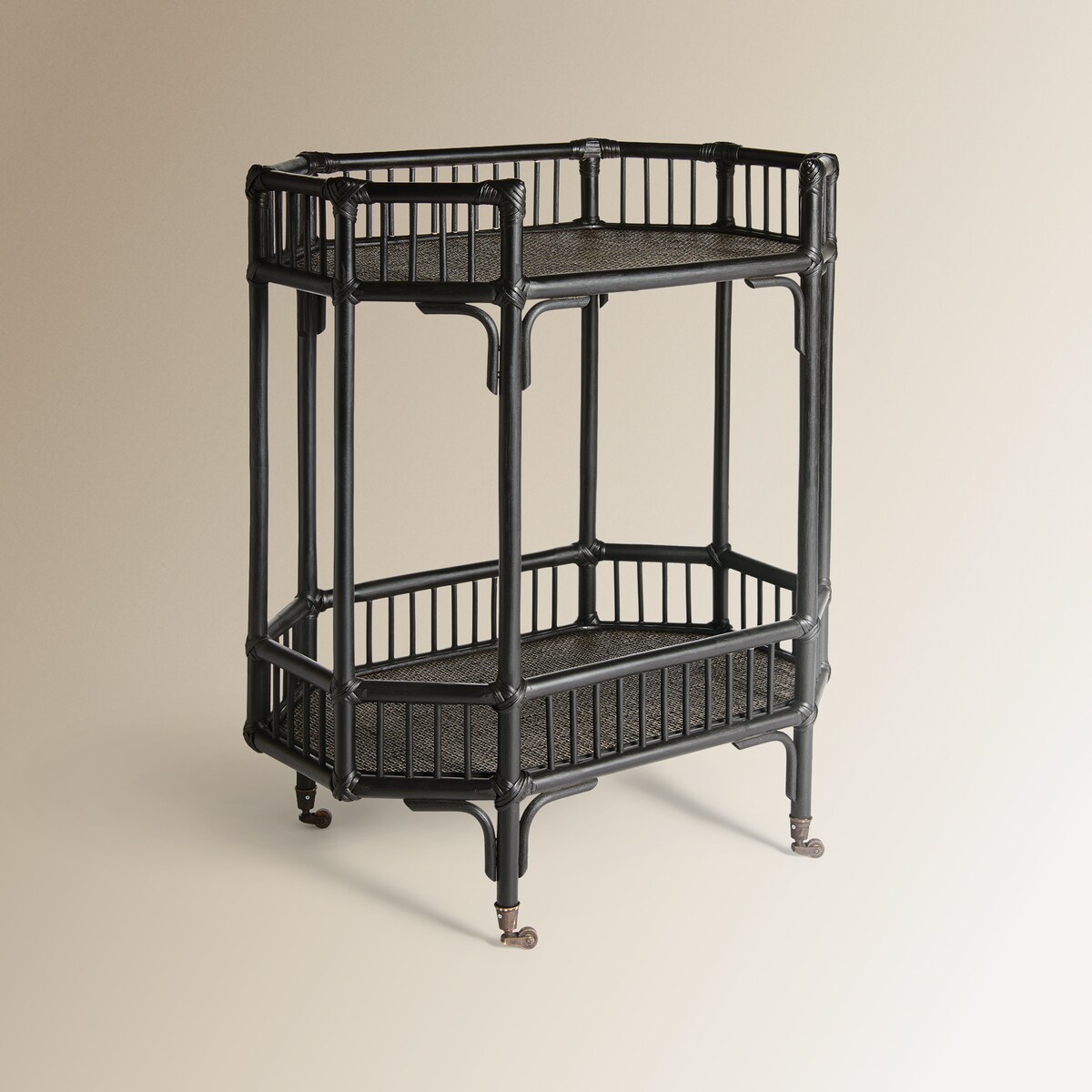 Carrinho de Rattan Tera Preto-3