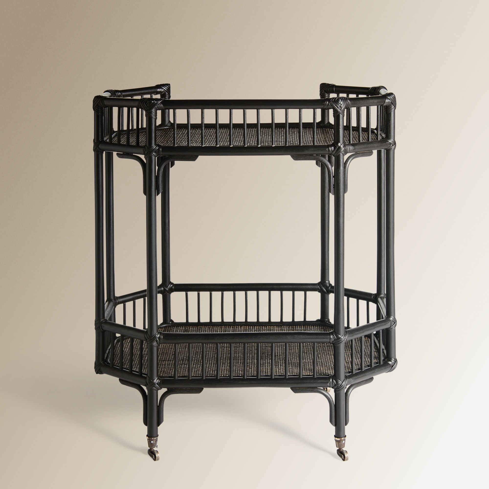 Carrinho de Rattan Tera Preto-4