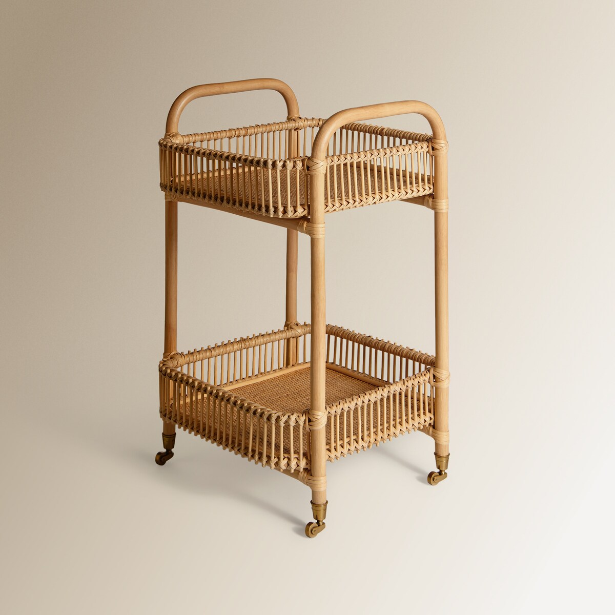 Carrinho de Rattan Borneo Natural-3