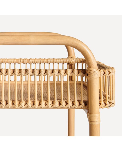 Carrinho de Rattan Borneo Natural-5