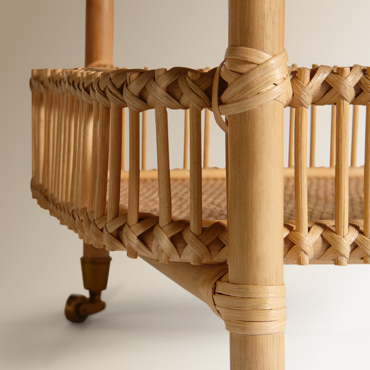 Carrinho de Rattan Borneo Natural-7