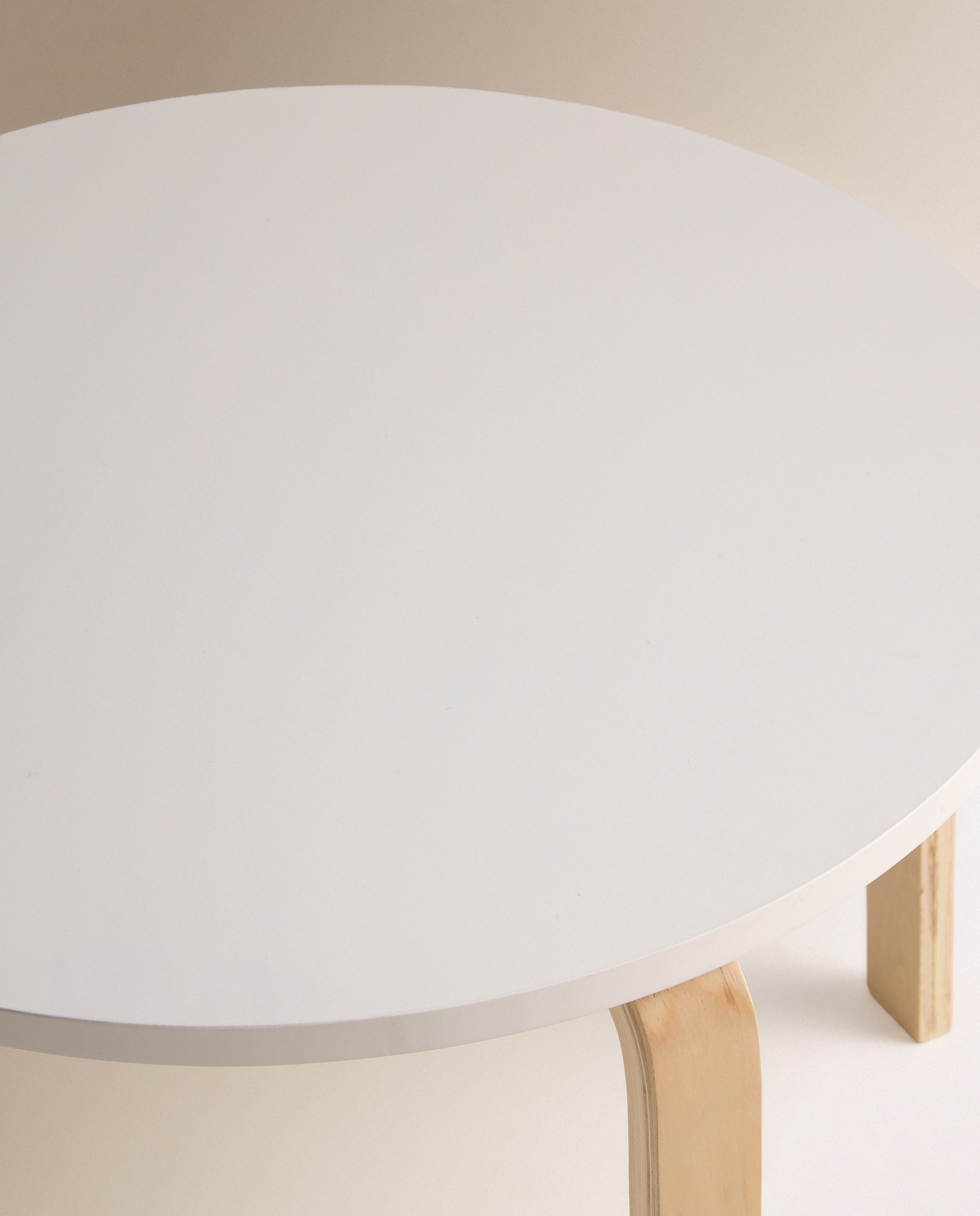 Conjunto Infantil de Mesa + 4 Bancos de Madeira de Faia Moon Natural / Branco-5
