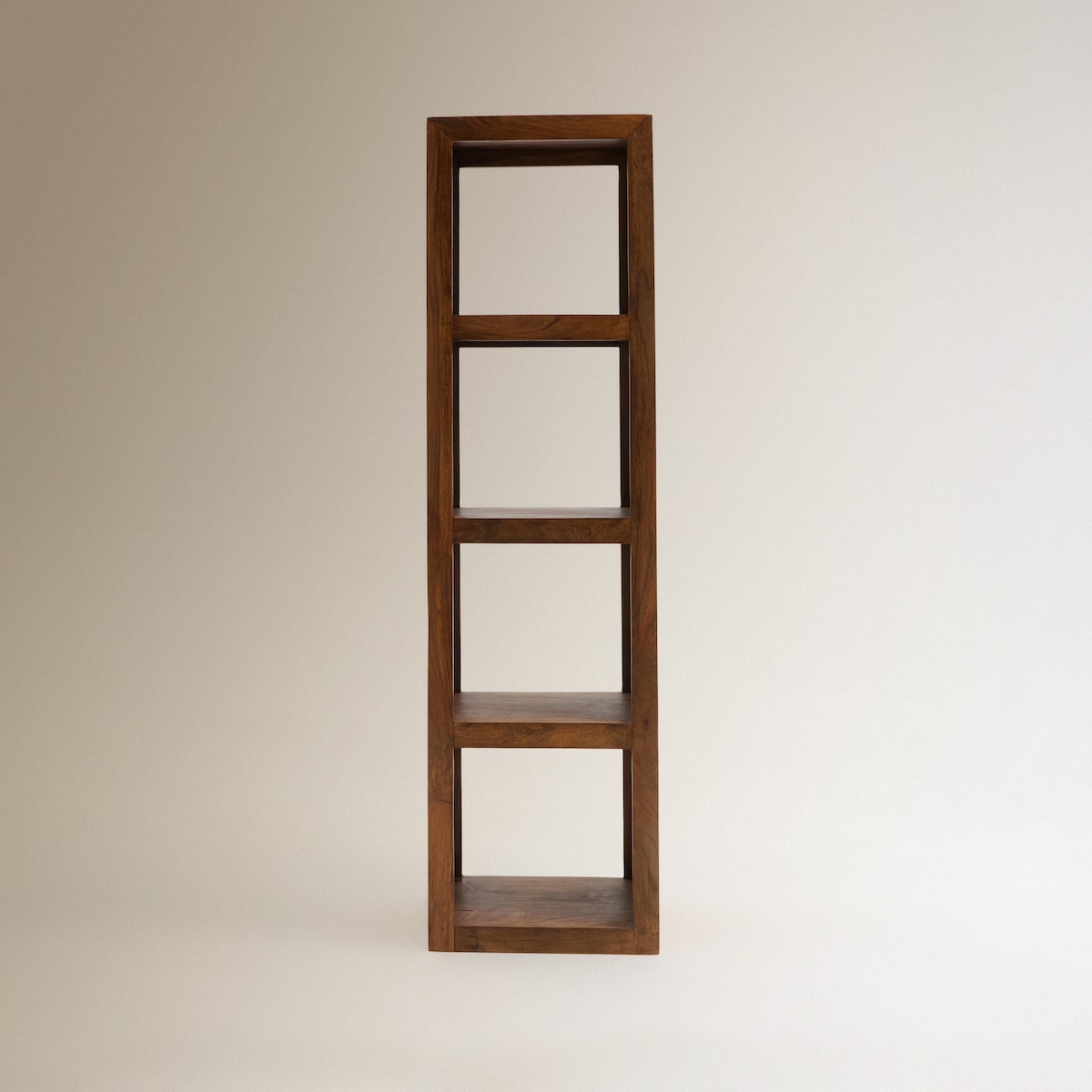 Estante de Pau-Rosa com 4 Prateleiras Bombay Nogueira-3