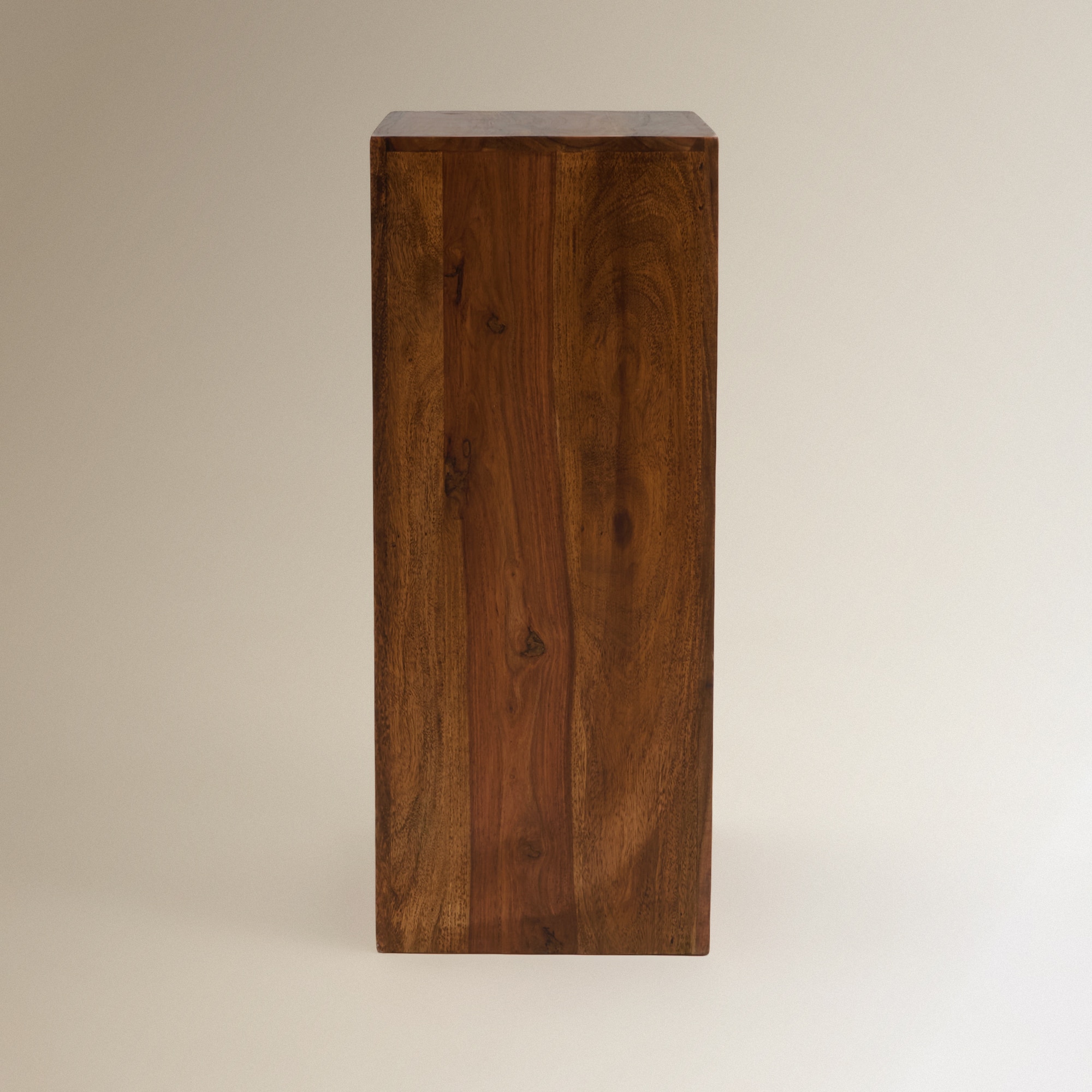 Estante de Pau-Rosa com 2 Espaços Bombay Nogueira-4