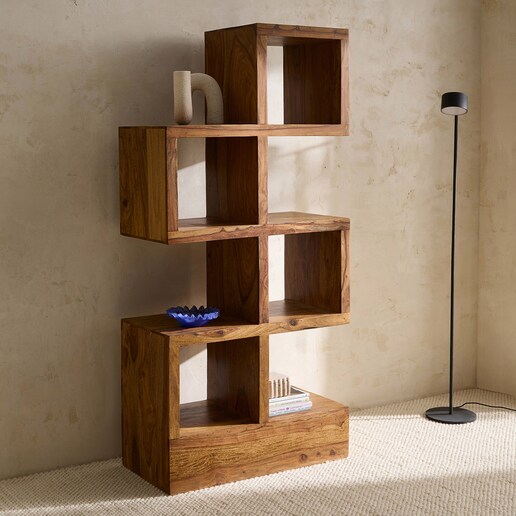 Estantería de madera de palisandro Bombay El Corte Inglés