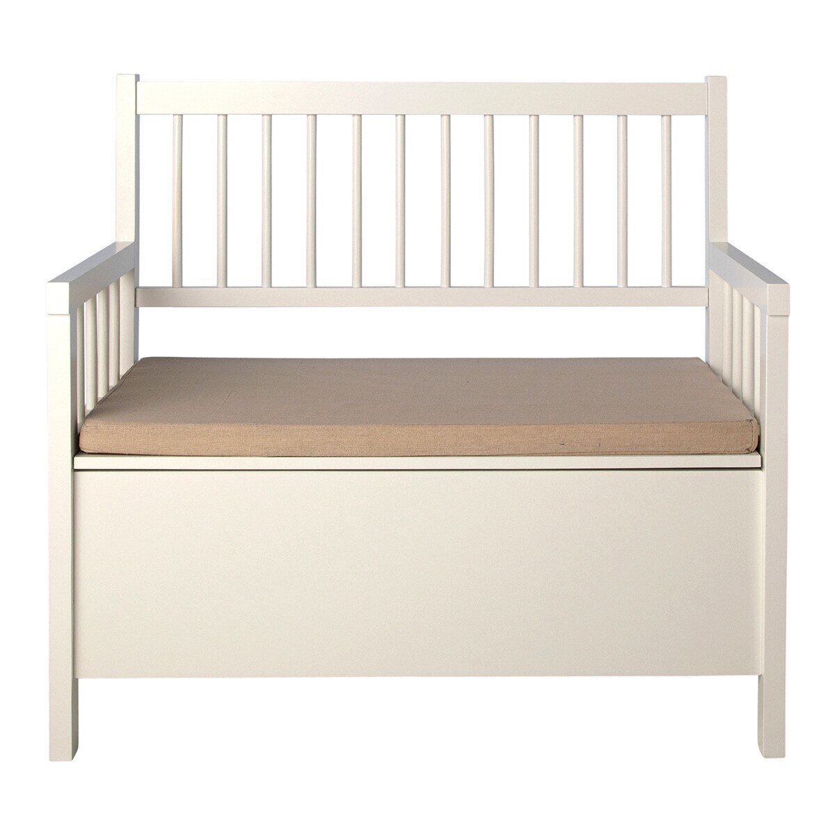 Banco de madera White Mini Home - El Corte Inglés - Blanco Blanco-2