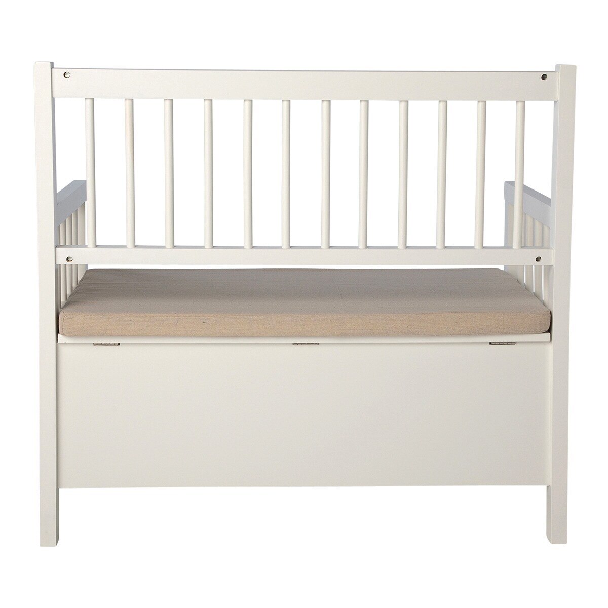 Banco de madera White Mini Home - El Corte Inglés - Blanco Blanco-4