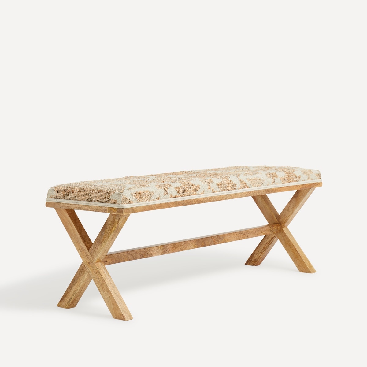 Banco de Madeira de Mangueira Ambala Cru-1