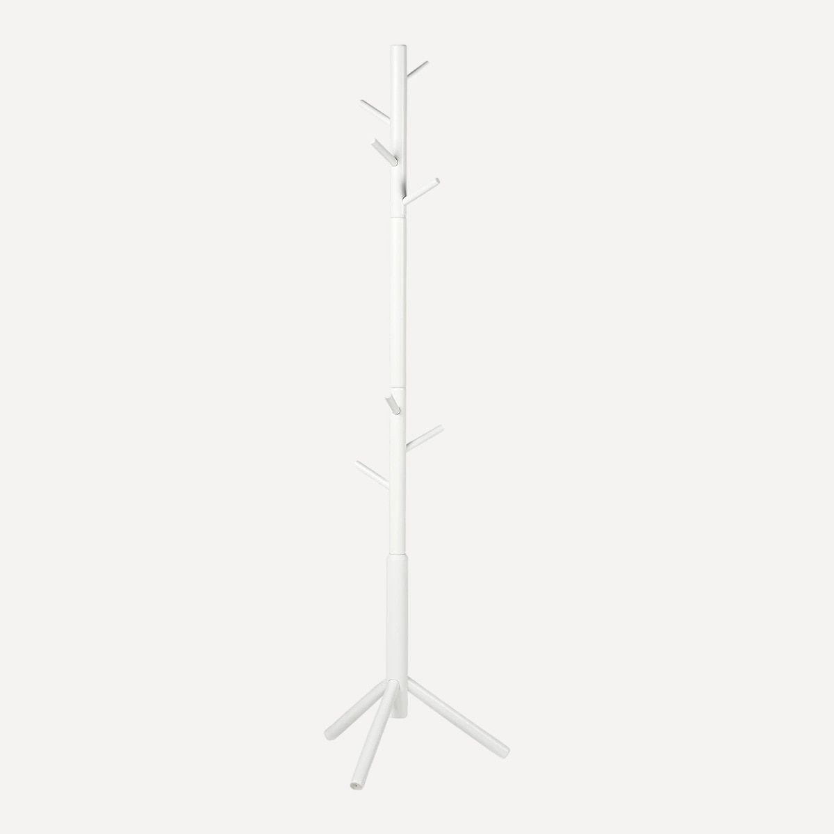 Perchero de pie de madera de roble House El Corte Inglés Blanco Blanco-1