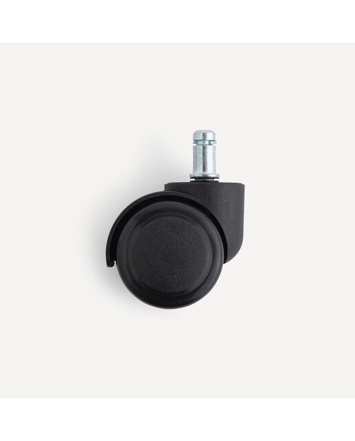 Juego de 5 ruedas para silla de escritorio El Corte Inglés Negro-2