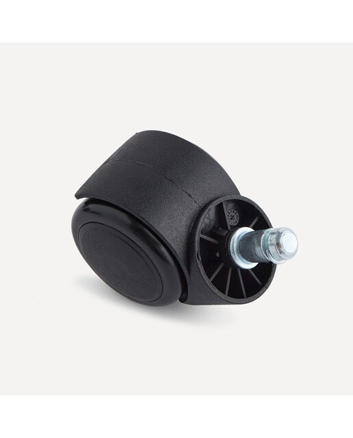 Juego de 5 ruedas para silla de escritorio El Corte Inglés Negro-3