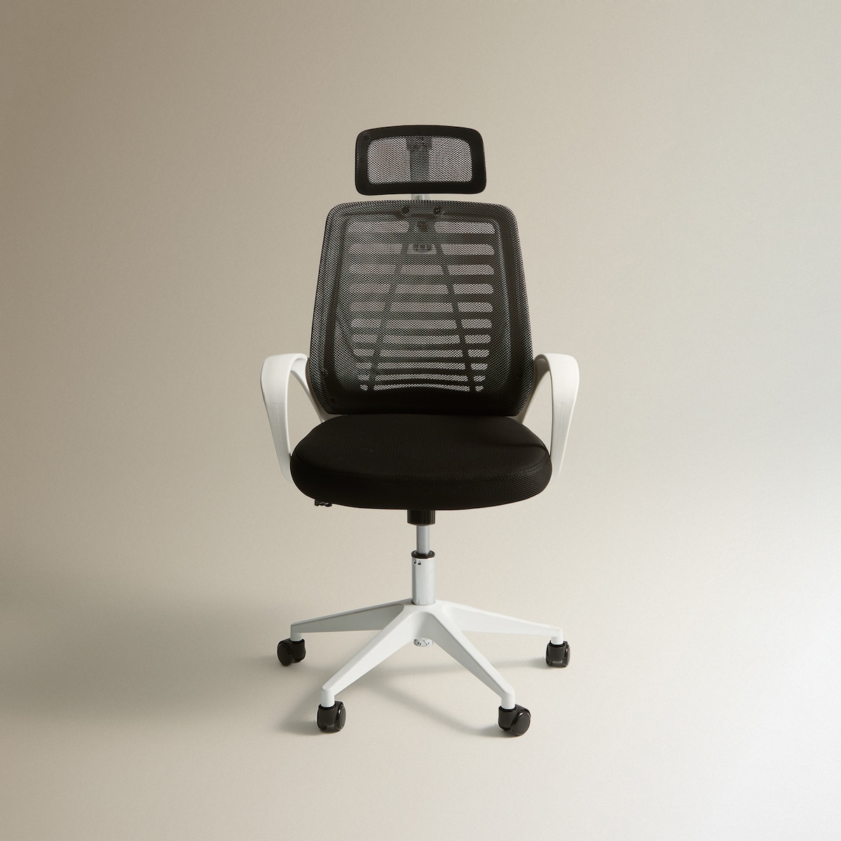 Silla de escritorio Coímbra Basics El Corte Inglés Blanco / Negro-2