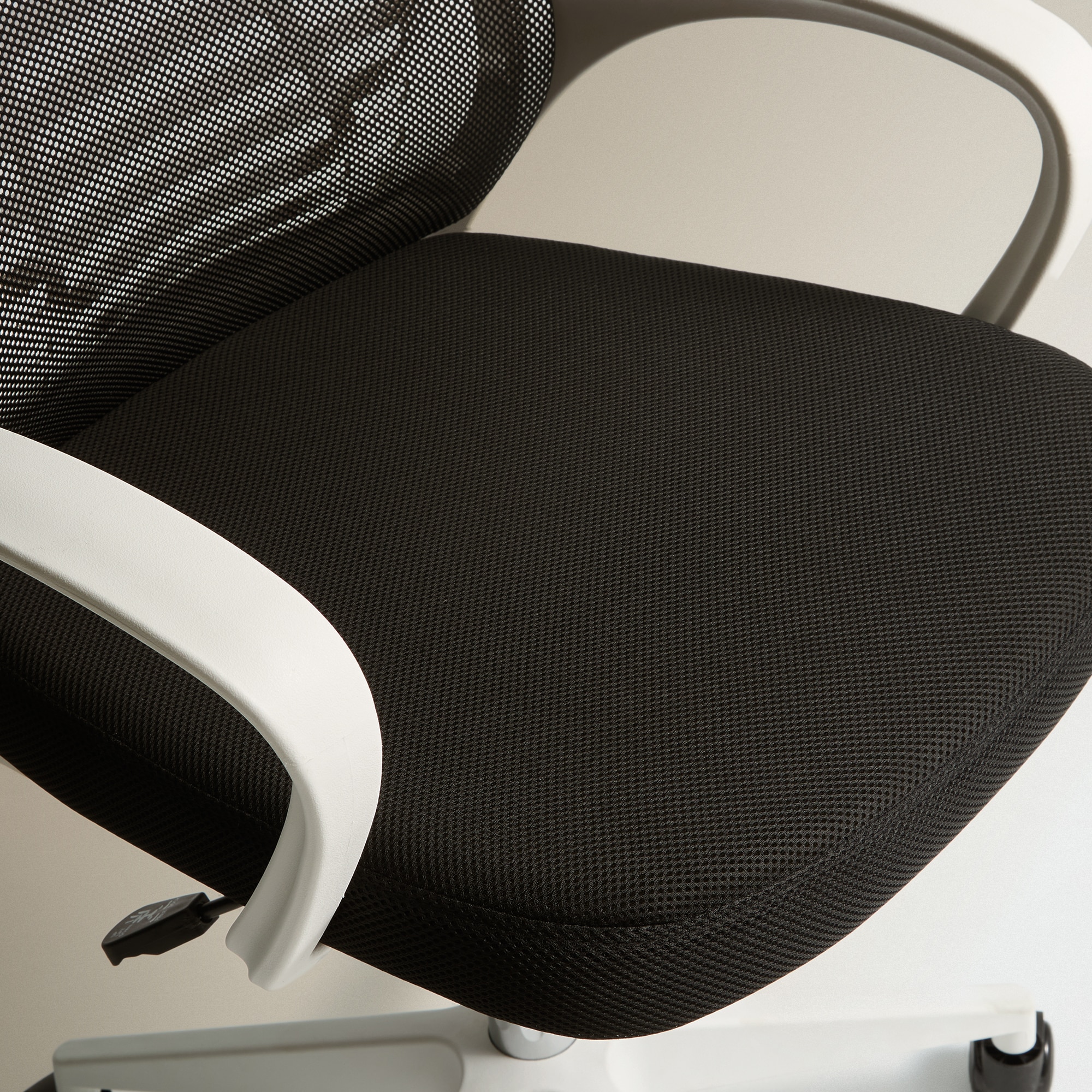 Cadeira de Secretária Coimbra Branco / Preto-5