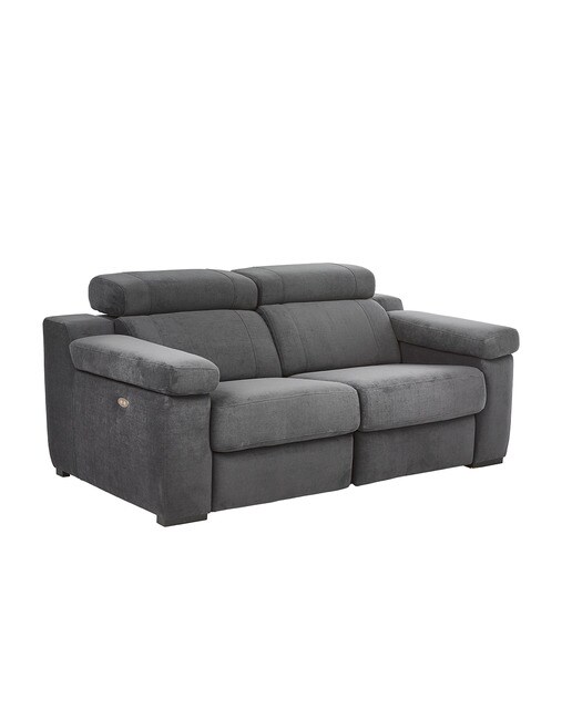 Sofá de 3 plazas con 2 asientos relax eléctricos City El Corte Inglés - Antracita Antracita-2