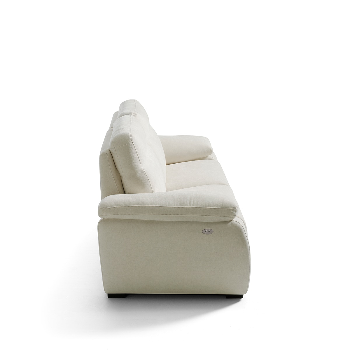 Sofá de 3 plazas con 2 asientos relax eléctricos Maya El Corte Inglés - Blanco Blanco-3
