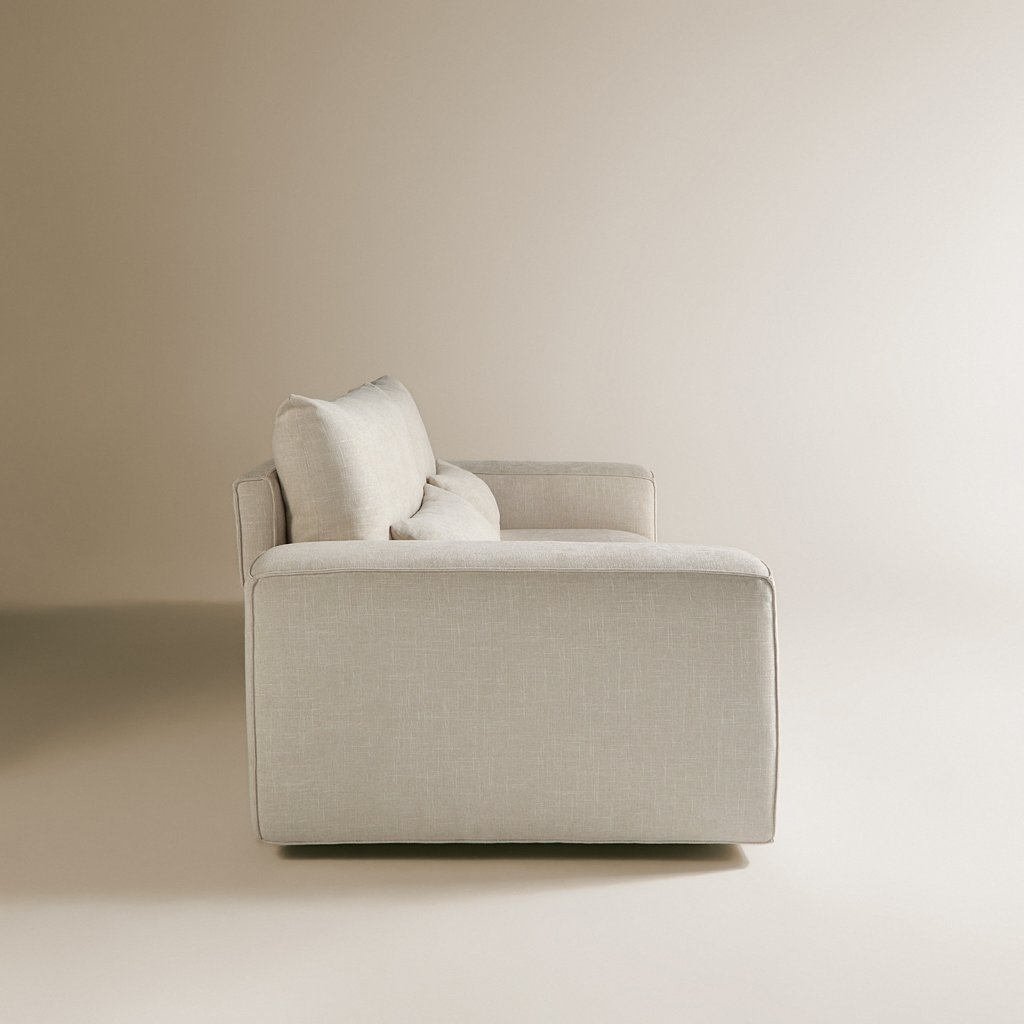 Sofá de 3 plazas con 2 asientos con respaldos elevables Aveiro El Corte Inglés - Beige Beige-4
