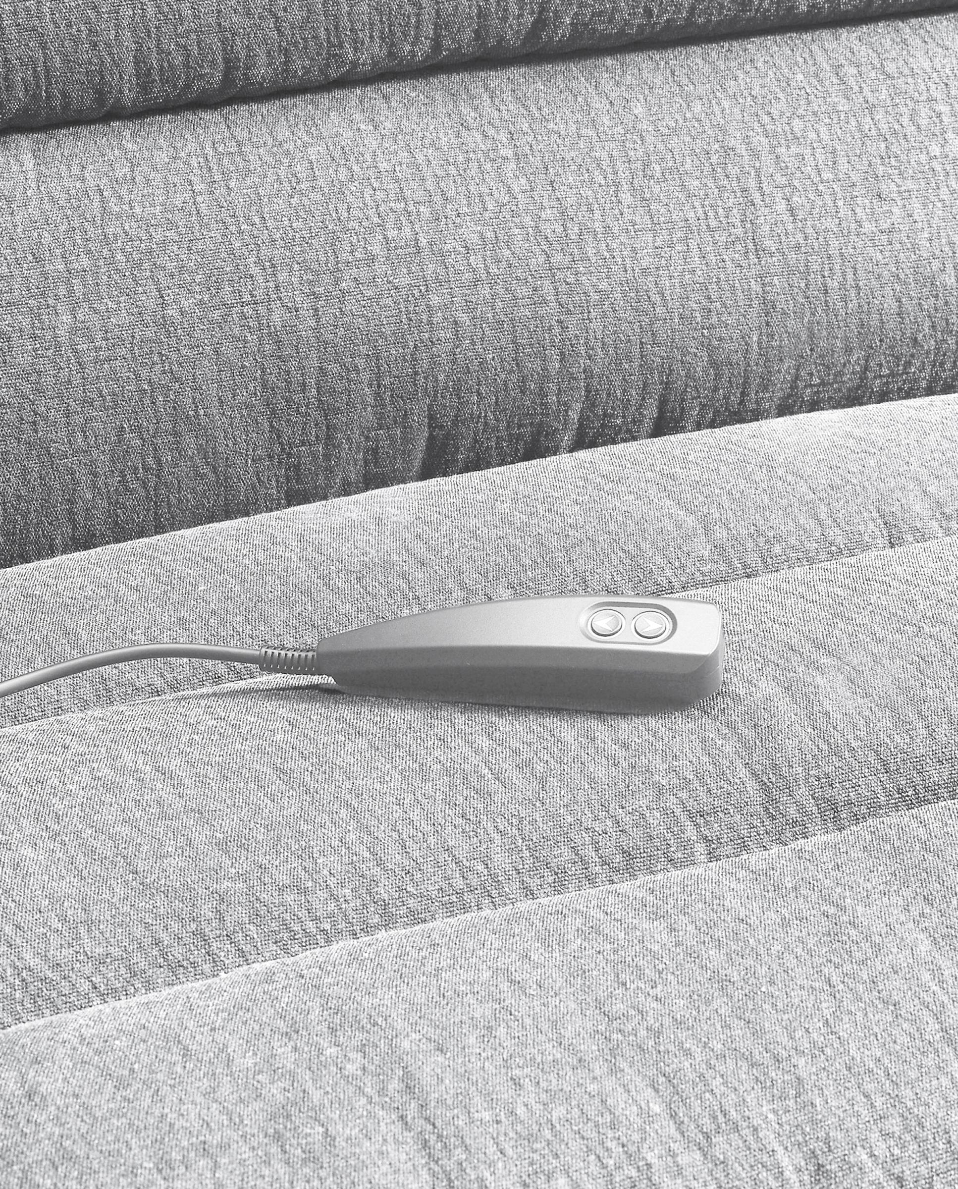 Sofá de 3 plazas con 2 asientos relax eléctricos Reno - Crudo 222 cm Crudo-13