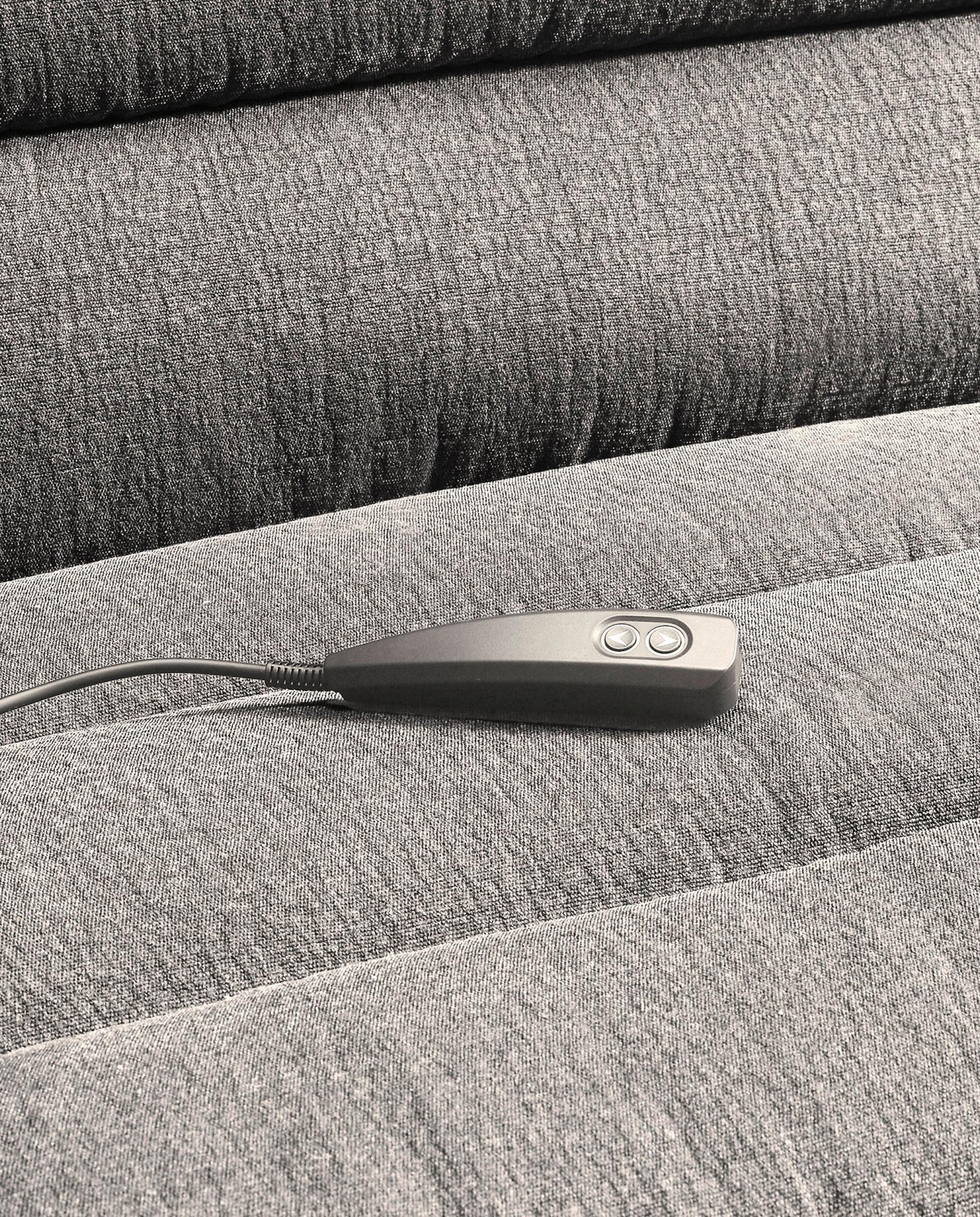 Sofá de 3 plazas con 2 asientos relax eléctricos Reno - Tostado 222 cm Tostado-13