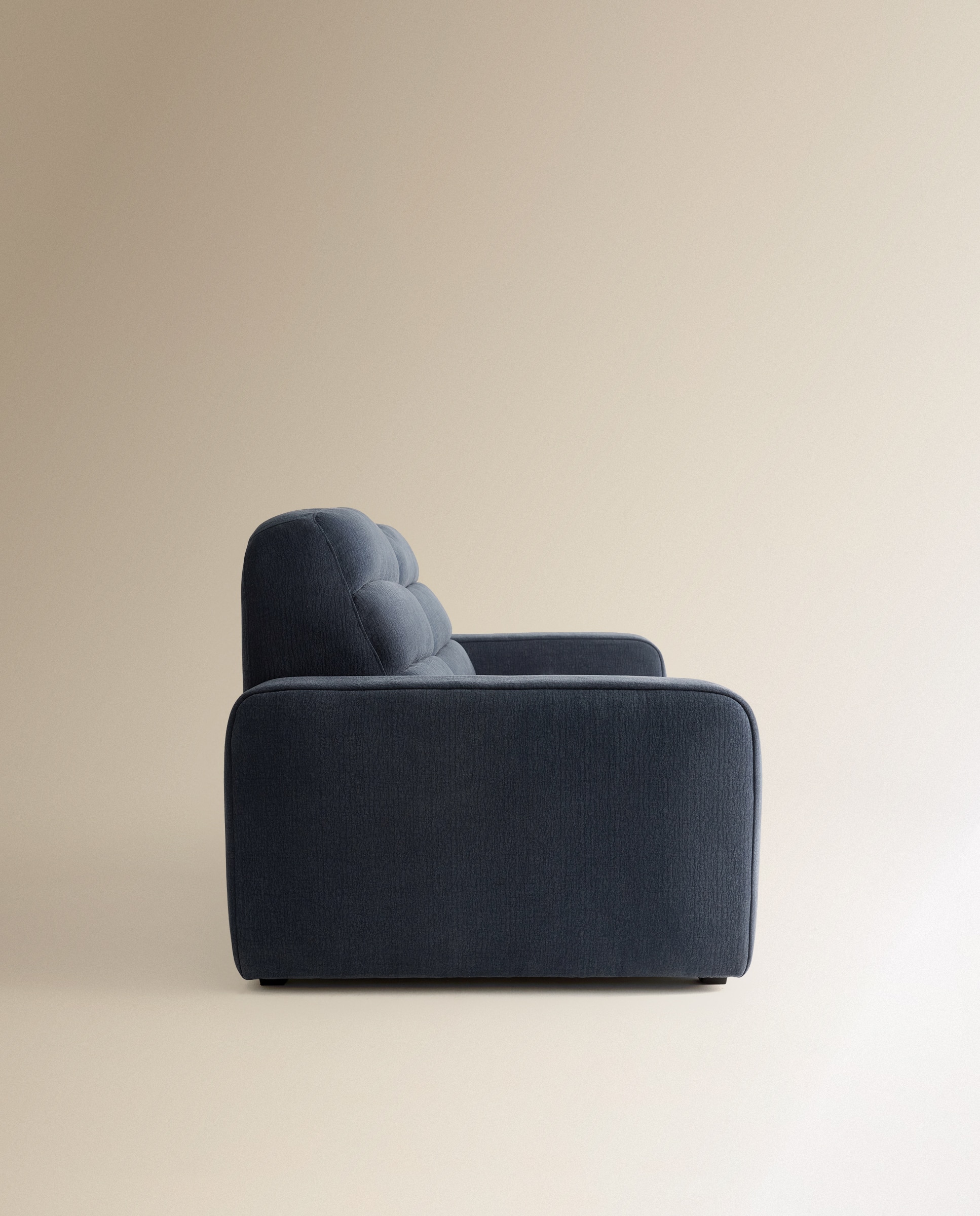 Sofá de 3 plazas con 2 asientos relax eléctricos Reno - Azul 202 cm Azul-5