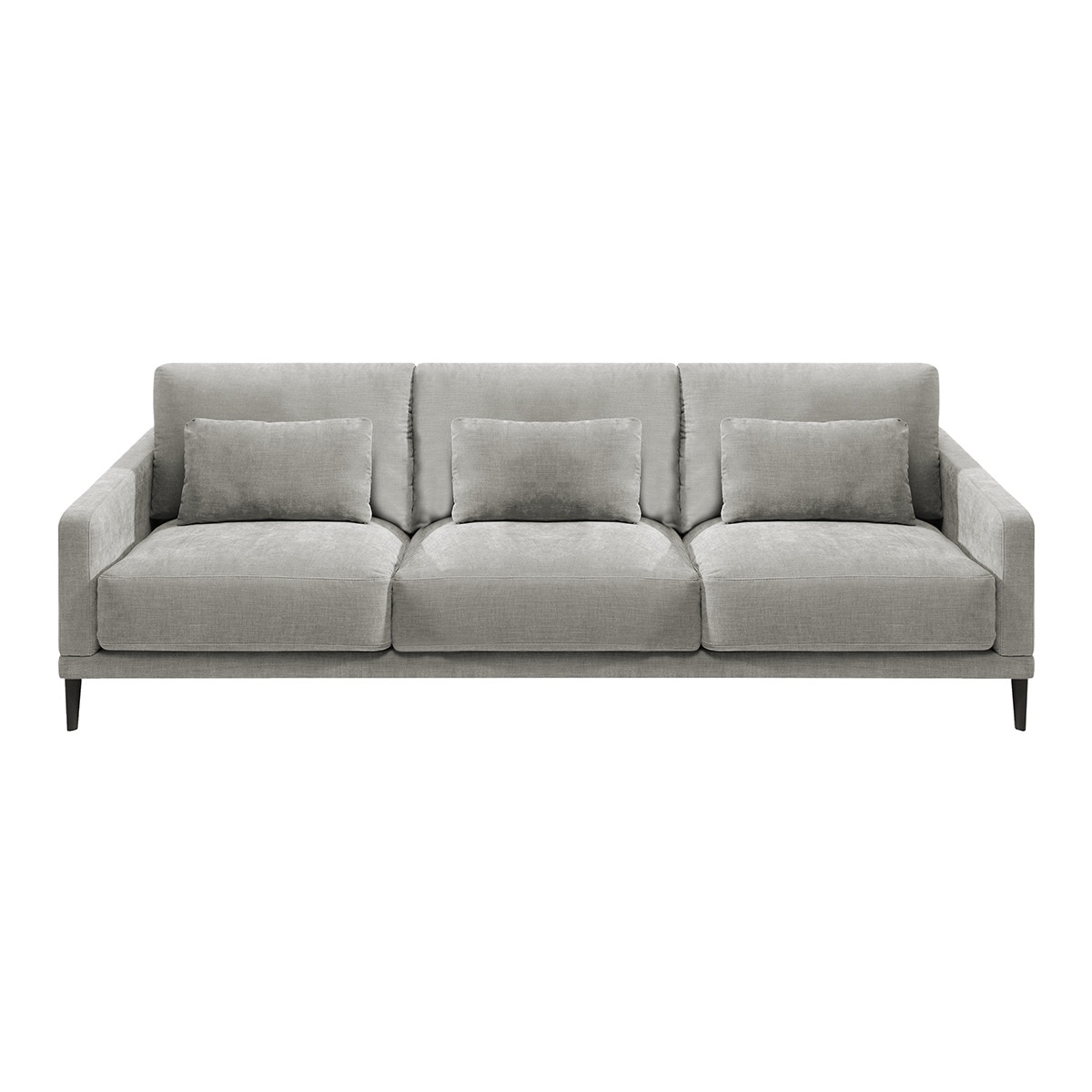 Sofá de 3 lugares com 3 assentos Harvey Cimento-1