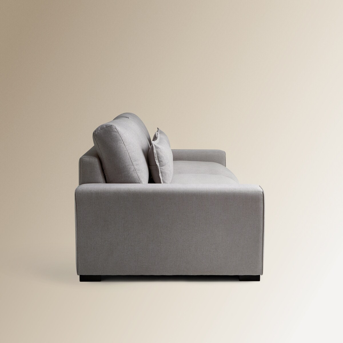 Sofá de 3,5 lugares de viscose e algodão Manhattan Pedra-4