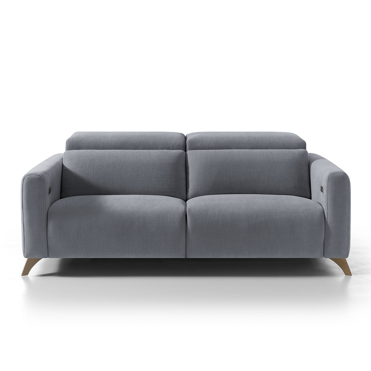 Sofá de 3 plazas con 2 asientos relax eléctricos Oporto El Corte Inglés - Cerúleo 188 cm Cerúleo-1