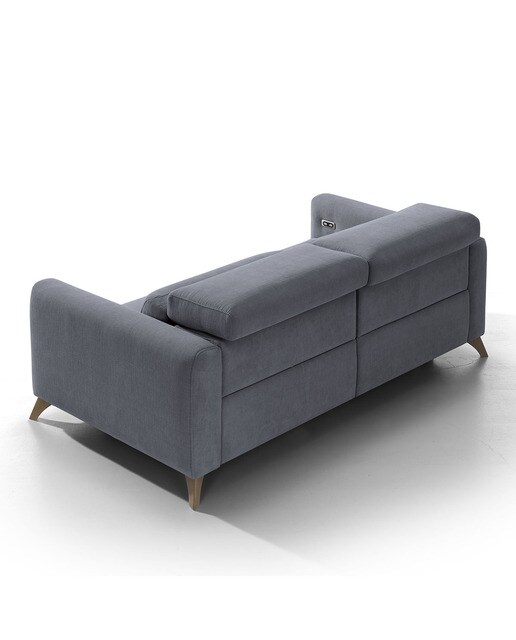 Sofá de 3 plazas con 2 asientos relax eléctricos Oporto El Corte Inglés - Gris marengo 188 cm Gris marengo-5