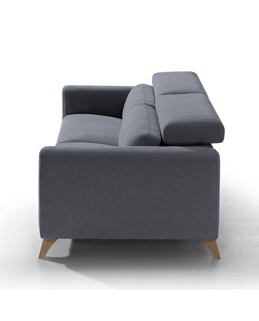 Sofá de 3 plazas Oporto El Corte Inglés - Gris marengo 188 cm Gris marengo-3