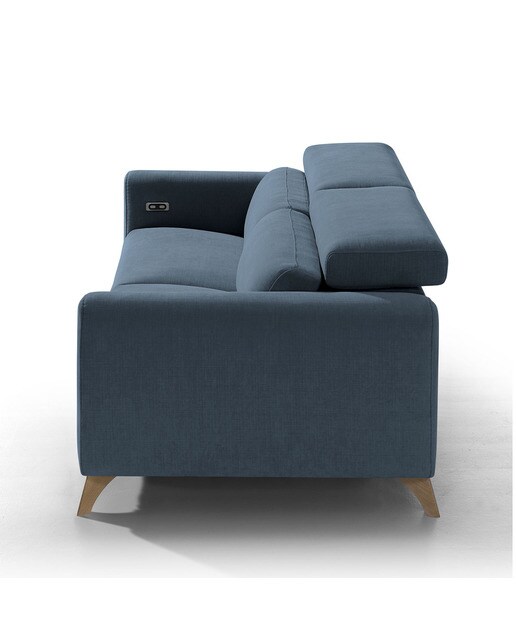 Sofá de 3 plazas con 2 asientos relax eléctricos Oporto El Corte Inglés - Océano 188 cm Océano-4