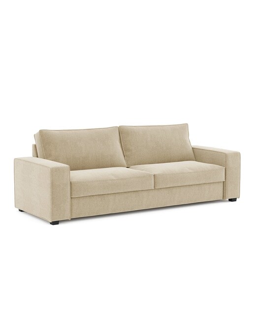 Sofá de 3 plazas Shelby - Beige Beige-2