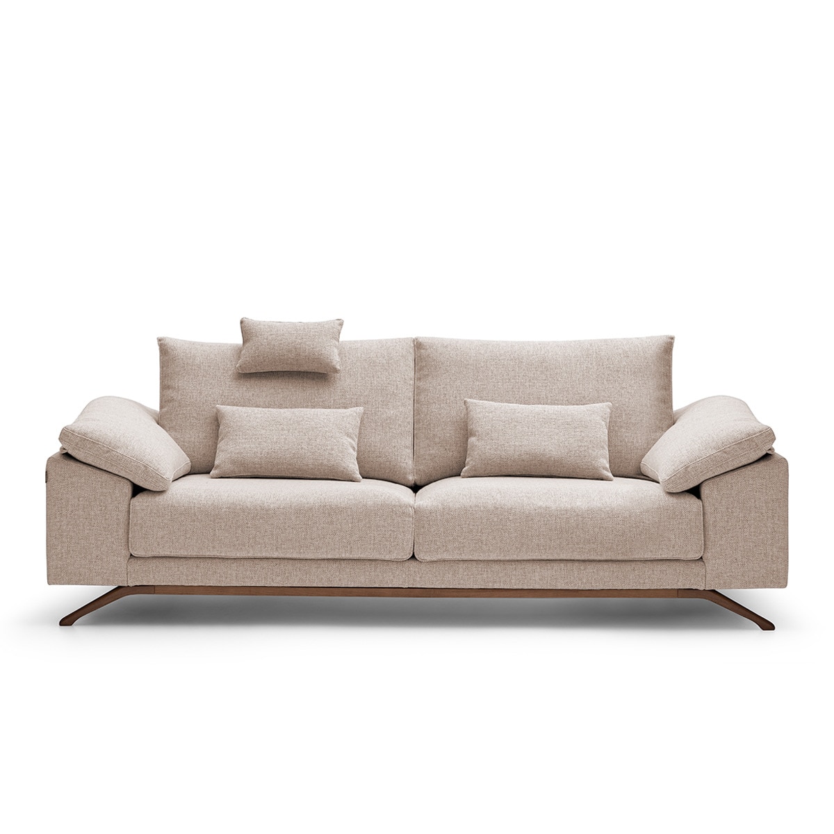 Sofá de 3 plazas Aneka El Corte Inglés - Beige 234 cm Beige-1