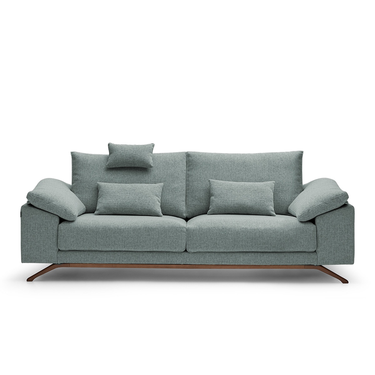 Sofá de 3 plazas Aneka El Corte Inglés - Azul / Gris 234 cm Azul / Gris-1