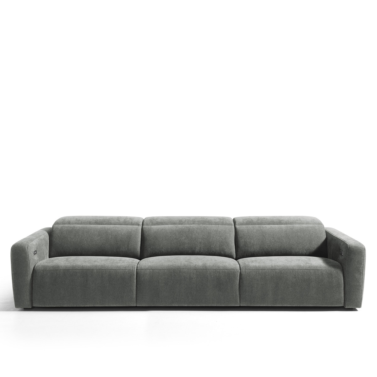 Imagem 0 de Sofá Estofado de 3 Lugares com 3 Assentos com Relax Elétrico Trento