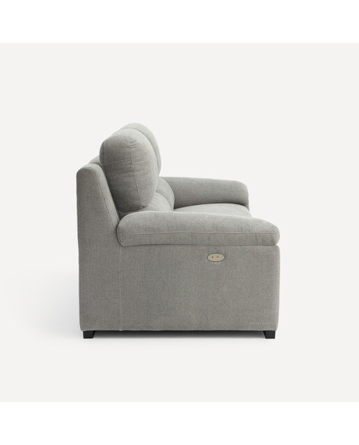 Sofá de 3 Lugares com 2 Assentos Relax Bolzano Storm - Cinzento Médio-3