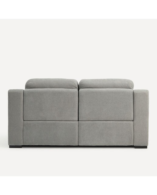 Sofá de 3 Lugares com 2 Assentos Relax Bolzano Storm - Cinzento Médio-4