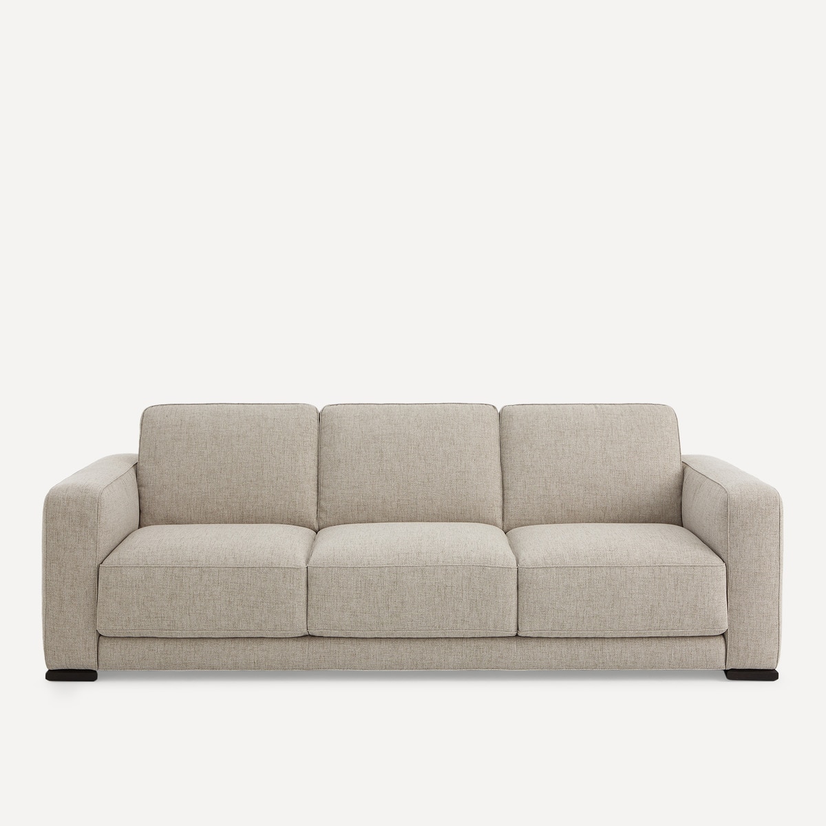 Sofá de 3 plazas con 3 asientos Milán Natuzzi Edition - Beige Beige-1