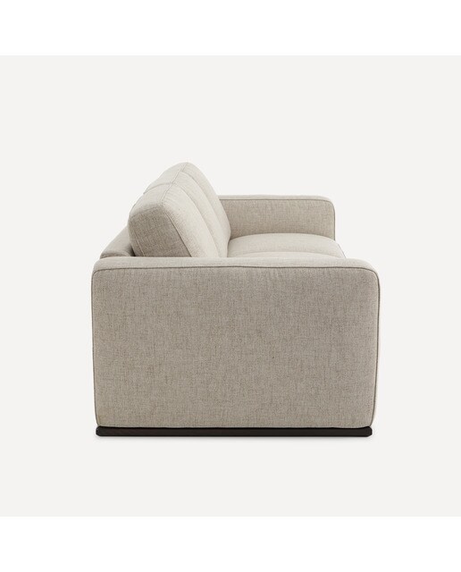 Sofá de 3 plazas con 3 asientos Milán Natuzzi Edition - Beige Beige-3