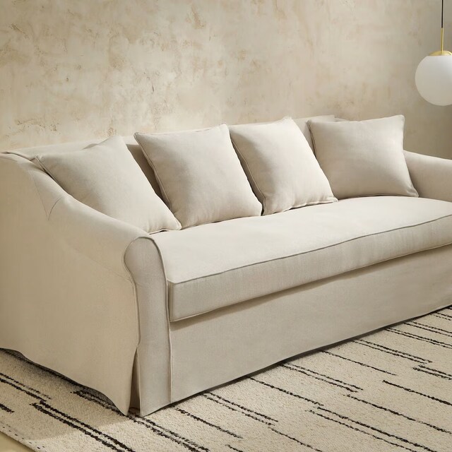 Imagen 0 de Sofá de 4 plazas desenfundable en algodón y lino Menorca El Corte Inglés