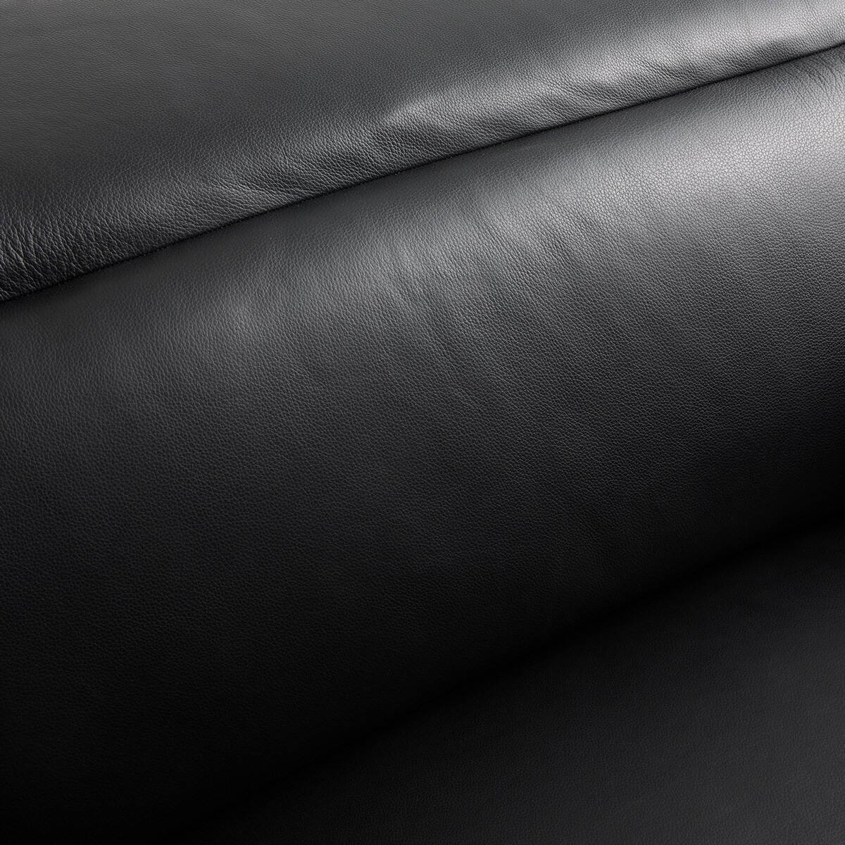 Sofá de 3 Lugares em Pele com 2 Assentos de Relax Elétricos Oporto Preto-9