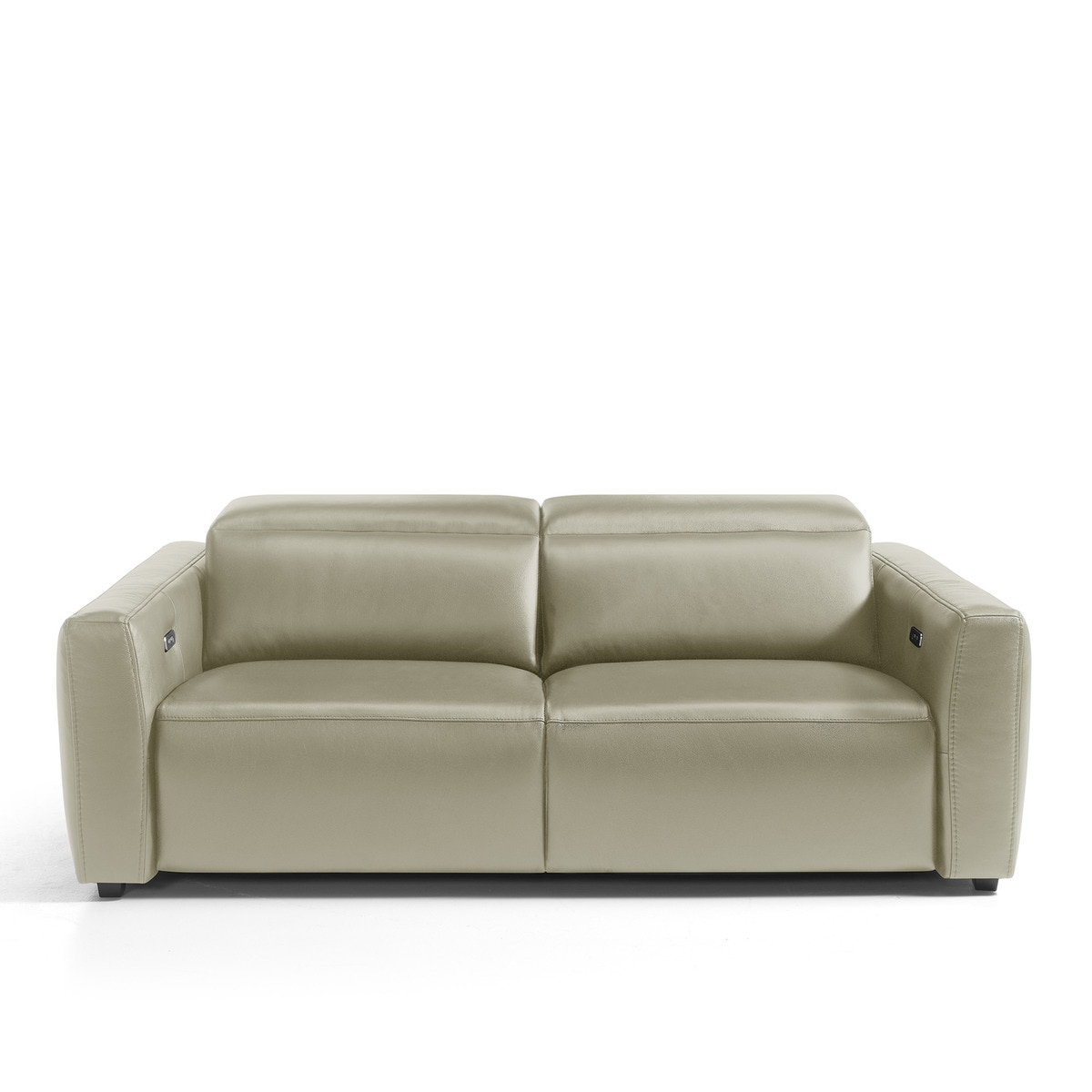 Sofá de piel de 3 plazas con 2 asientos relax eléctricos Trento El Corte Inglés - Pietra 204 cm Pietra-1