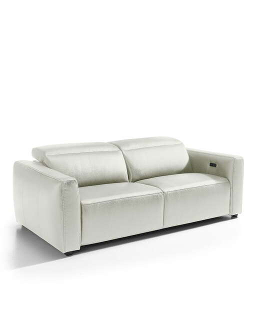 Sofá de piel de 3 plazas con 2 asientos relax eléctricos Trento El Corte Inglés - Artico 204 cm Artico-2