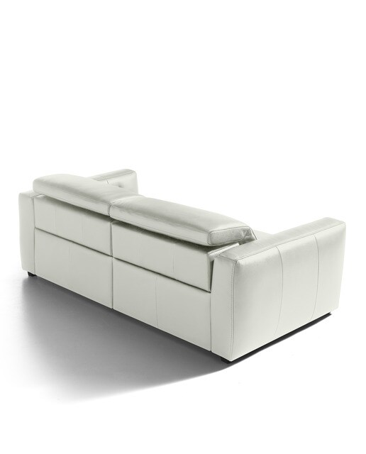 Sofá de piel de 3 plazas con 2 asientos relax eléctricos Trento El Corte Inglés - Artico 204 cm Artico-6