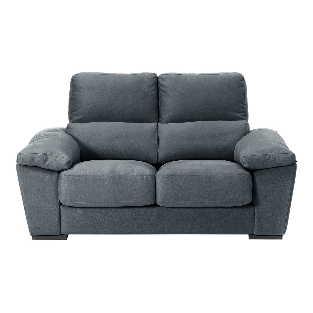 Sofá de Algodão e Linho de 2 Lugares com Assentos Deslizantes Cloud Antracite-1