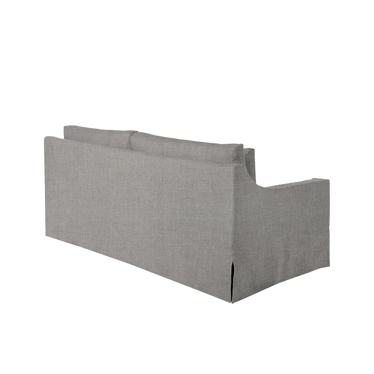 Sofá de 2 plazas desenfundable de lino Line - Marbore Blanco Marbore Blanco-4