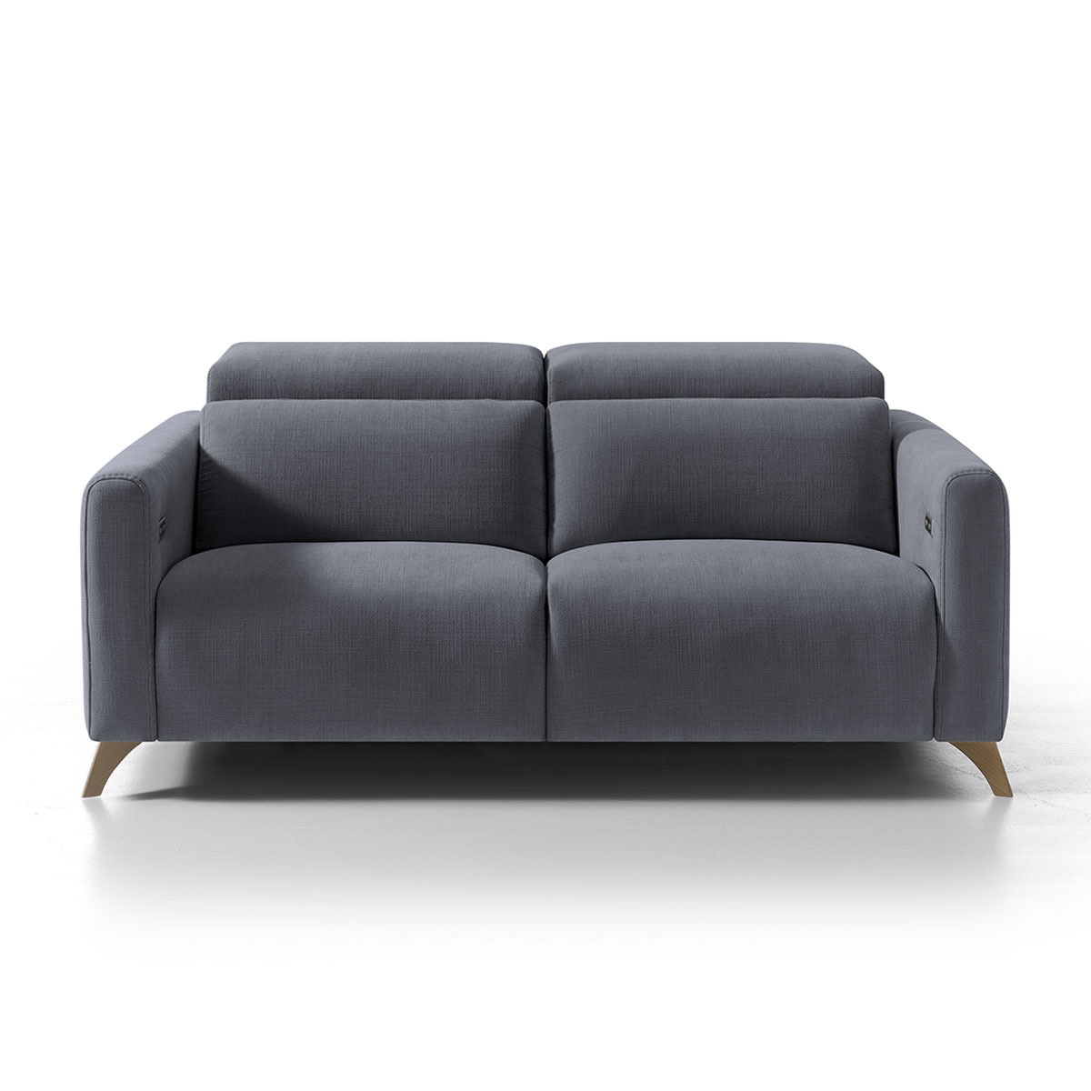 Sofá de 2 plazas con 2 asientos relax eléctricos Oporto El Corte Inglés - Gris marengo Gris marengo-1